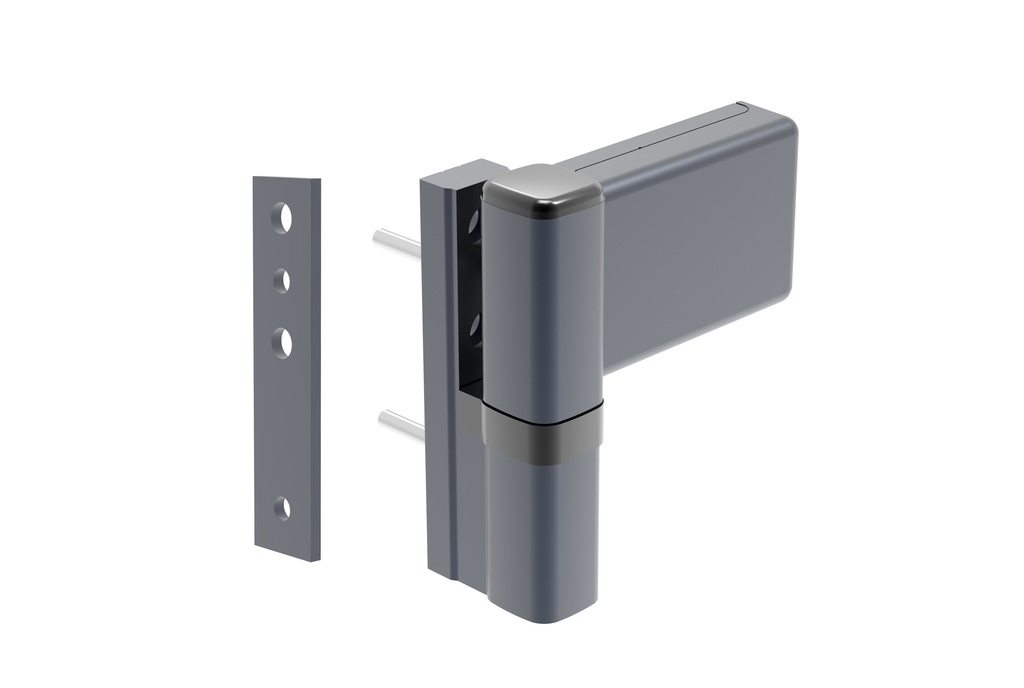 Петля дверная KTV NOVOLINE COMFORT, с подшипником, RAL 7016 антрацит